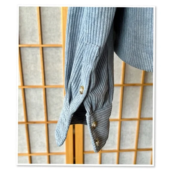 Madewell Corduroy Hartfield Crop Shirt - Picture 7 of 13